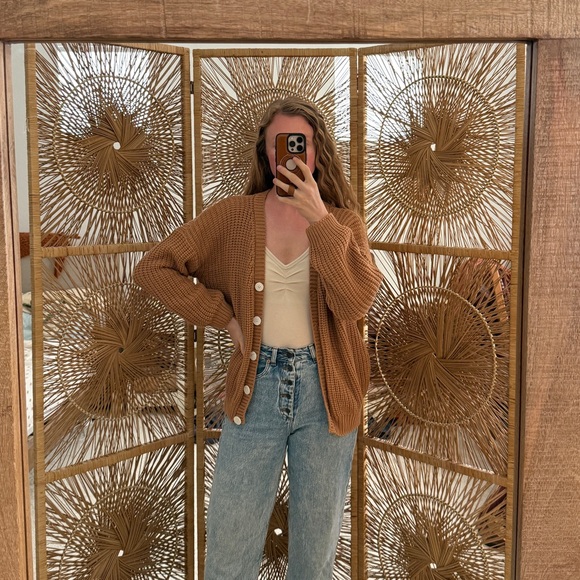 Summer and Storm Knit Button-Front Cotton Cardigan - Picture 4 of 5